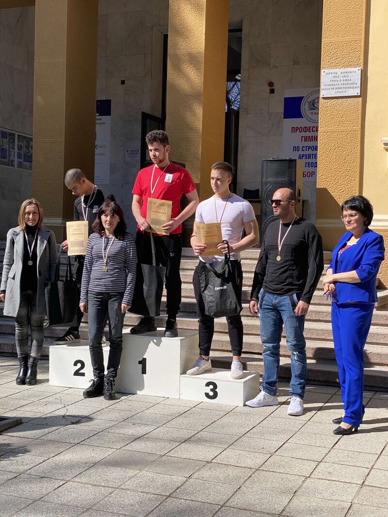 Първо, второ и трето място от регионалното състезание в Стара Загора